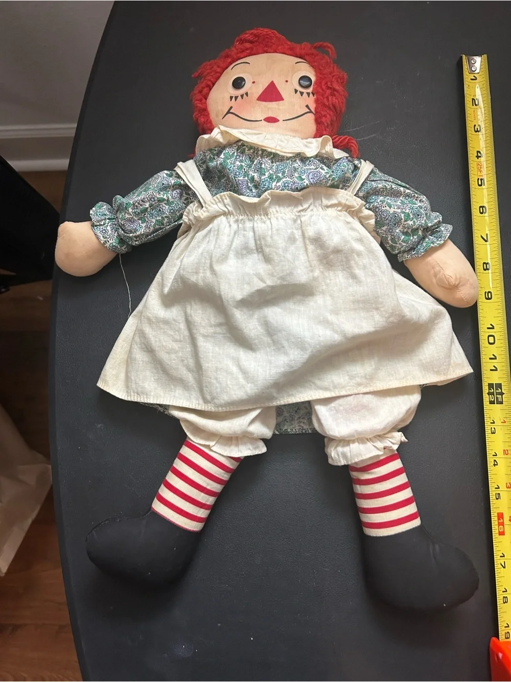 Vintage Raggedy Ann Doll 18”